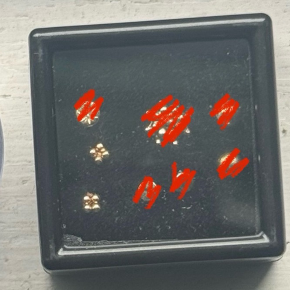 2x’s Quetzalli Bella Square ends (4 bead/small size) **THREADLESS**